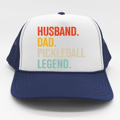 Husband Dad Pickleball Legend For Fathers Day Or Christmas Meaningful Gift Trucker Hat