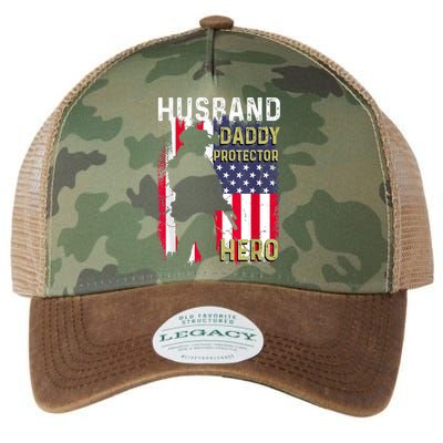 Husband Daddy Protector Legacy Tie Dye Trucker Hat