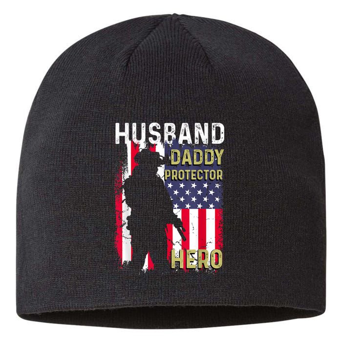 Husband Daddy Protector Sustainable Beanie