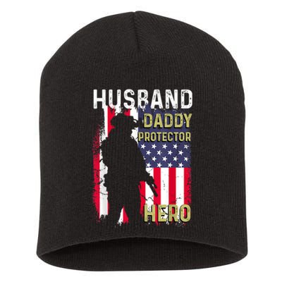 Husband Daddy Protector Short Acrylic Beanie