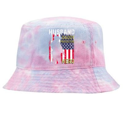 Husband Daddy Protector Tie-Dyed Bucket Hat