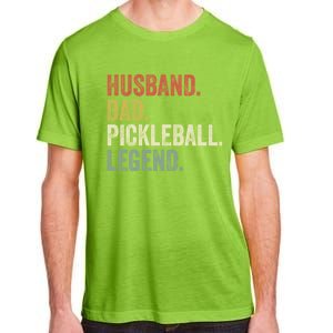 Husband Dad Pickleball Playings Retro 70s Style FatherS Day Gift Adult ChromaSoft Performance T-Shirt