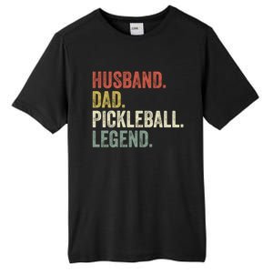 Husband Dad Pickleball Playings Retro 70s Style FatherS Day Gift Tall Fusion ChromaSoft Performance T-Shirt