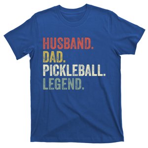 Husband Dad Pickleball Playings Retro 70s Style FatherS Day Gift T-Shirt