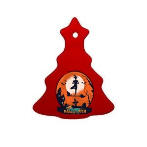 Halloween Dinosaur Pumpkin Yoga Namaste Witches Meaningful Gift Ceramic Tree Ornament