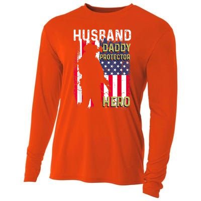 Husband Daddy Protector Cooling Performance Long Sleeve Crew