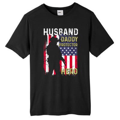 Husband Daddy Protector Tall Fusion ChromaSoft Performance T-Shirt