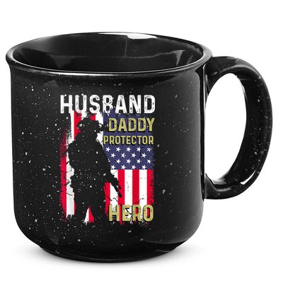 Husband Daddy Protector 15oz Campfire Ceramic Mug