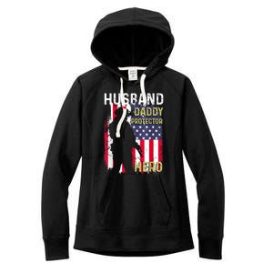 Husband Daddy Protector Women's Fleece Hoodie