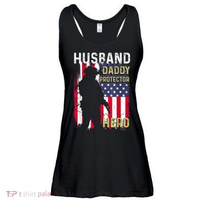 Husband Daddy Protector Ladies Essential Flowy Tank