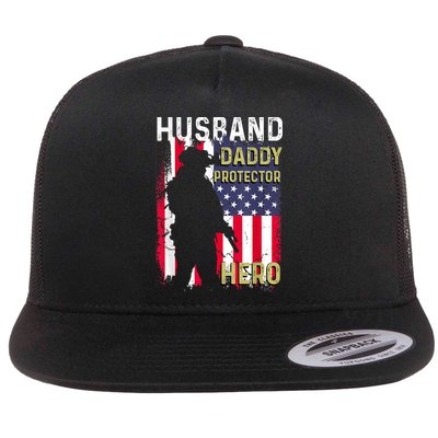 Husband Daddy Protector Flatbill Hat