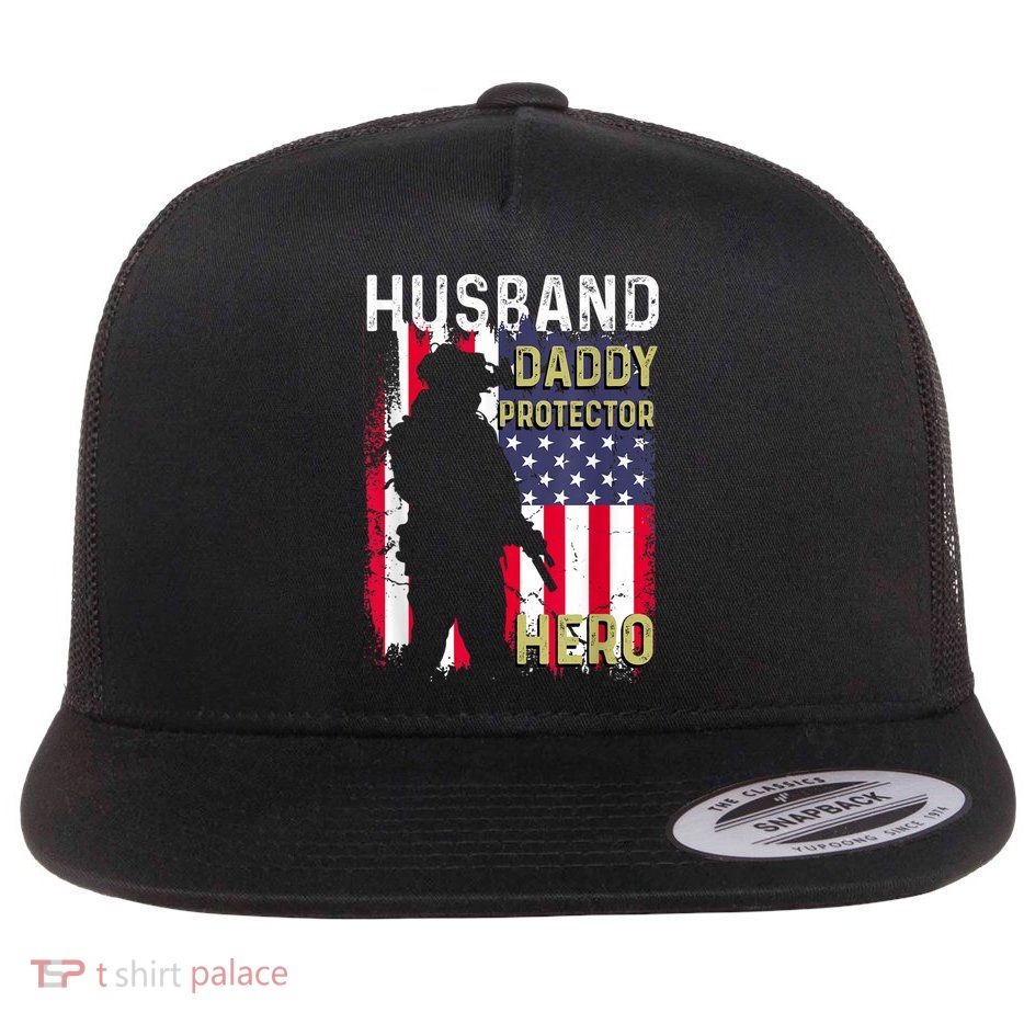 Husband Daddy Protector Flatbill Hat