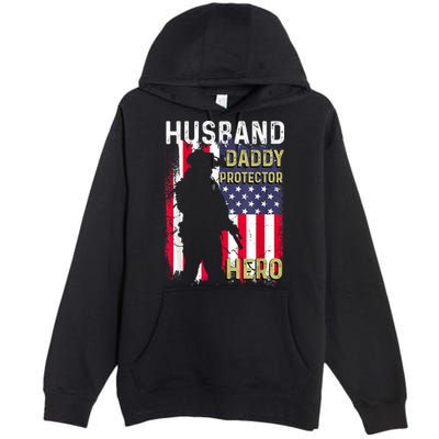 Husband Daddy Protector Premium Pullover Hoodie