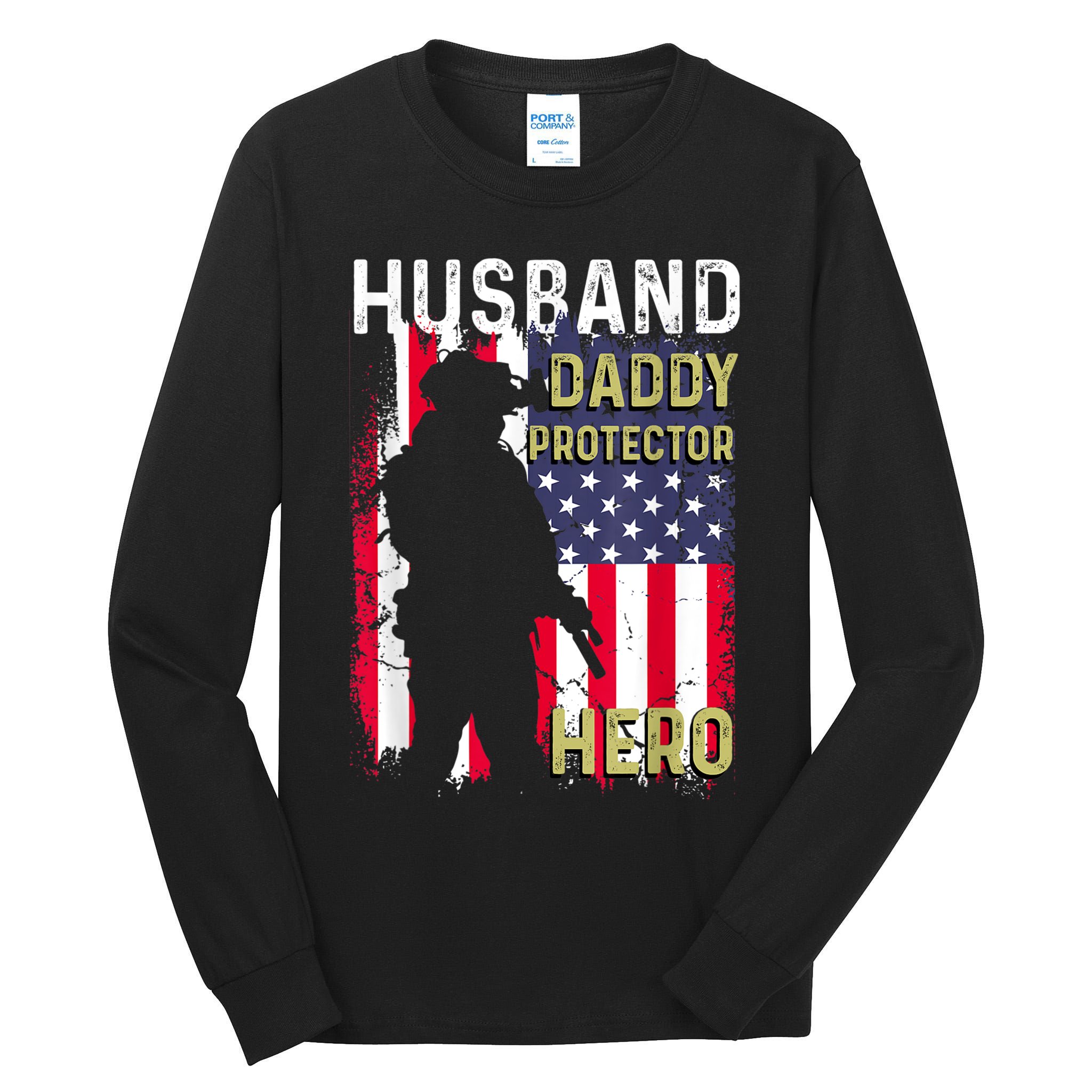 Husband Daddy Protector Tall Long Sleeve T-Shirt