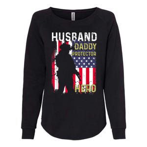 Husband Daddy Protector Womens California Wash Sweatshirt