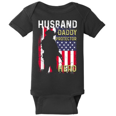 Husband Daddy Protector Baby Bodysuit