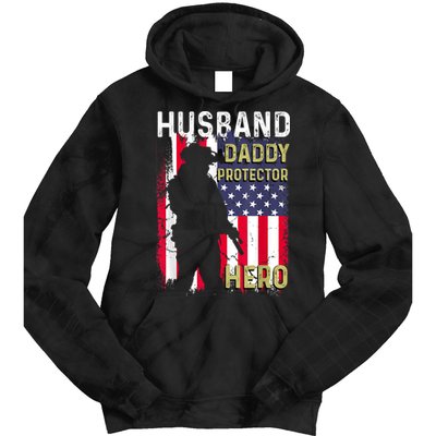 Husband Daddy Protector Tie Dye Hoodie