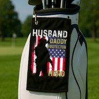 Husband Daddy Protector Golf Towel