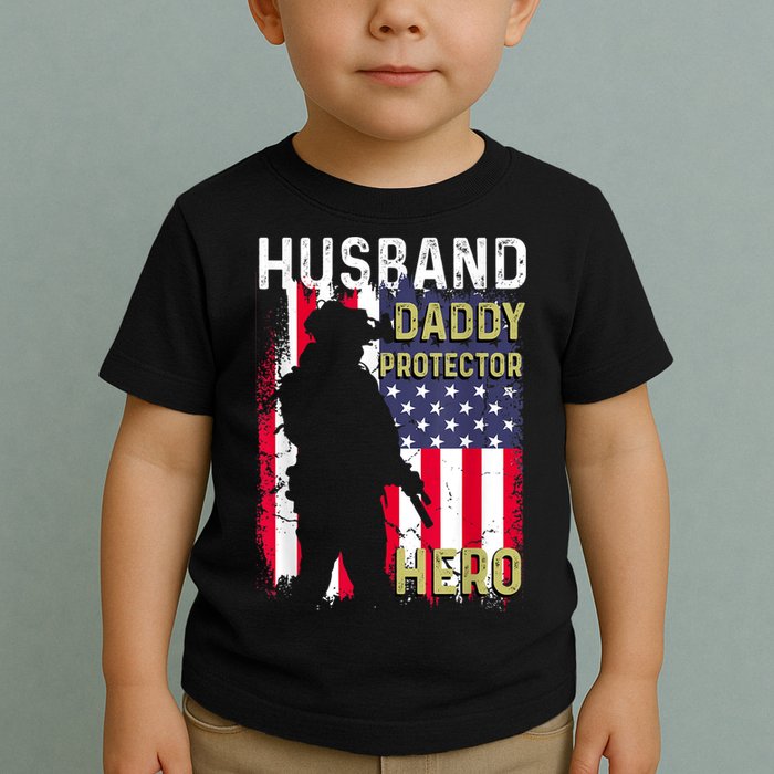 Husband Daddy Protector Toddler T-Shirt
