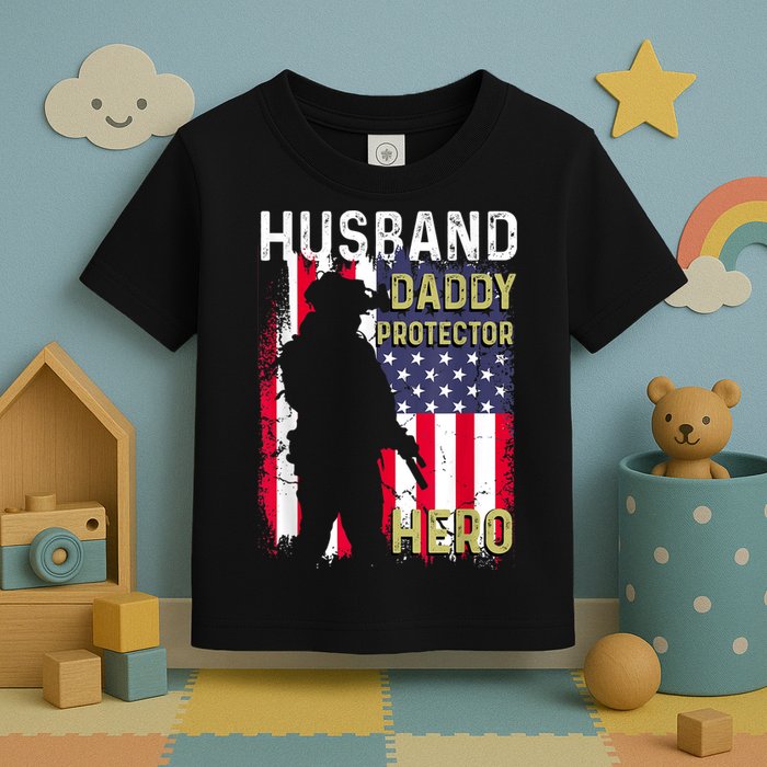 Husband Daddy Protector Toddler T-Shirt
