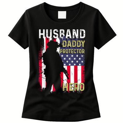 Husband Daddy Protector Womens T-Shirt