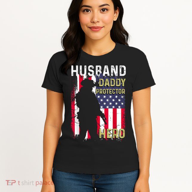 Husband Daddy Protector Womens T-Shirt