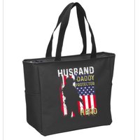 Husband Daddy Protector Zip Tote Bag