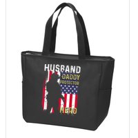 Husband Daddy Protector Zip Tote Bag