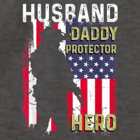 Husband Daddy Protector Vector Backpack