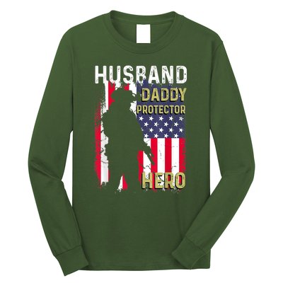 Husband Daddy Protector Long Sleeve Shirt