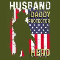 Husband Daddy Protector Sustainable Bucket Hat