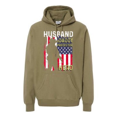 Husband Daddy Protector Premium Hoodie