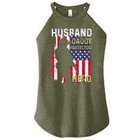 Husband Daddy Protector Women's Perfect Tri Rocker Tank