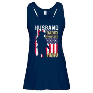 Husband Daddy Protector Ladies Essential Flowy Tank