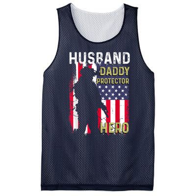 Husband Daddy Protector Mesh Reversible Basketball Jersey Tank