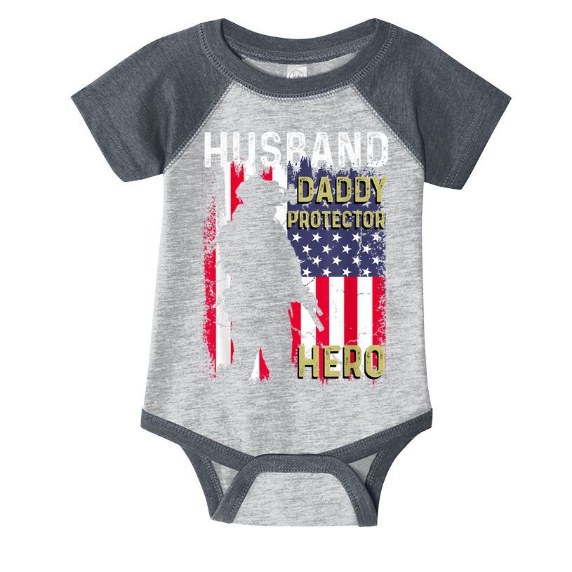 Husband Daddy Protector Infant Baby Jersey Bodysuit