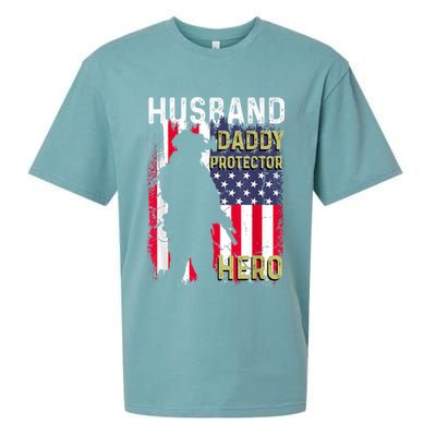 Husband Daddy Protector Sueded Cloud Jersey T-Shirt
