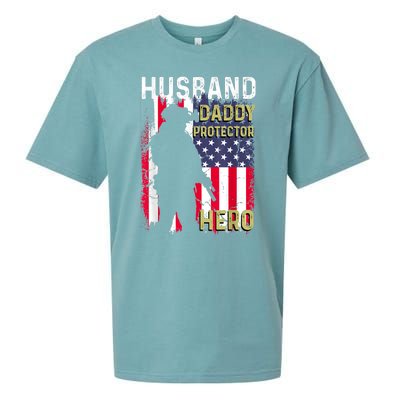 Husband Daddy Protector Sueded Cloud Jersey T-Shirt