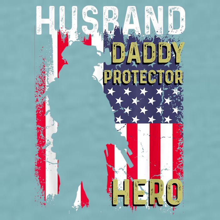 Husband Daddy Protector Sueded Cloud Jersey T-Shirt