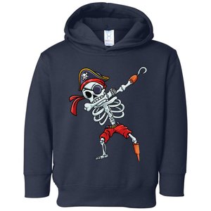 Halloween Dabbing Pirate Skeleton Funny Dab Toddler Hoodie