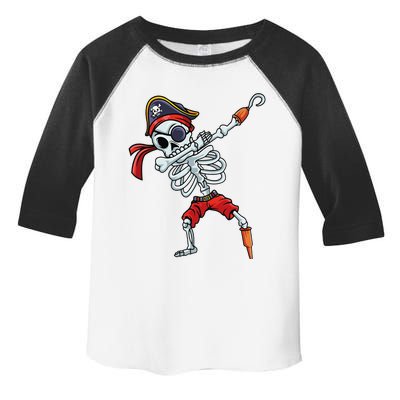 Halloween Dabbing Pirate Skeleton Funny Dab Toddler Fine Jersey T-Shirt