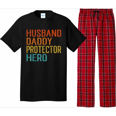 Husband Daddy Protector Hero FatherS Day Pajama Set