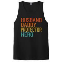 Husband Daddy Protector Hero FatherS Day PosiCharge Competitor Tank