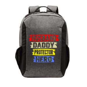 Husband Daddy Protector Hero FatherS Day Gift From Wife Son Vector Backpack