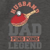 Husband Dad Ping Pong Legend Table Tennis Vector Backpack
