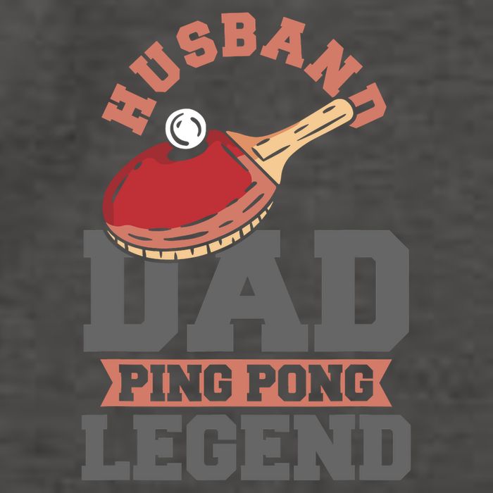Husband Dad Ping Pong Legend Table Tennis Vector Backpack