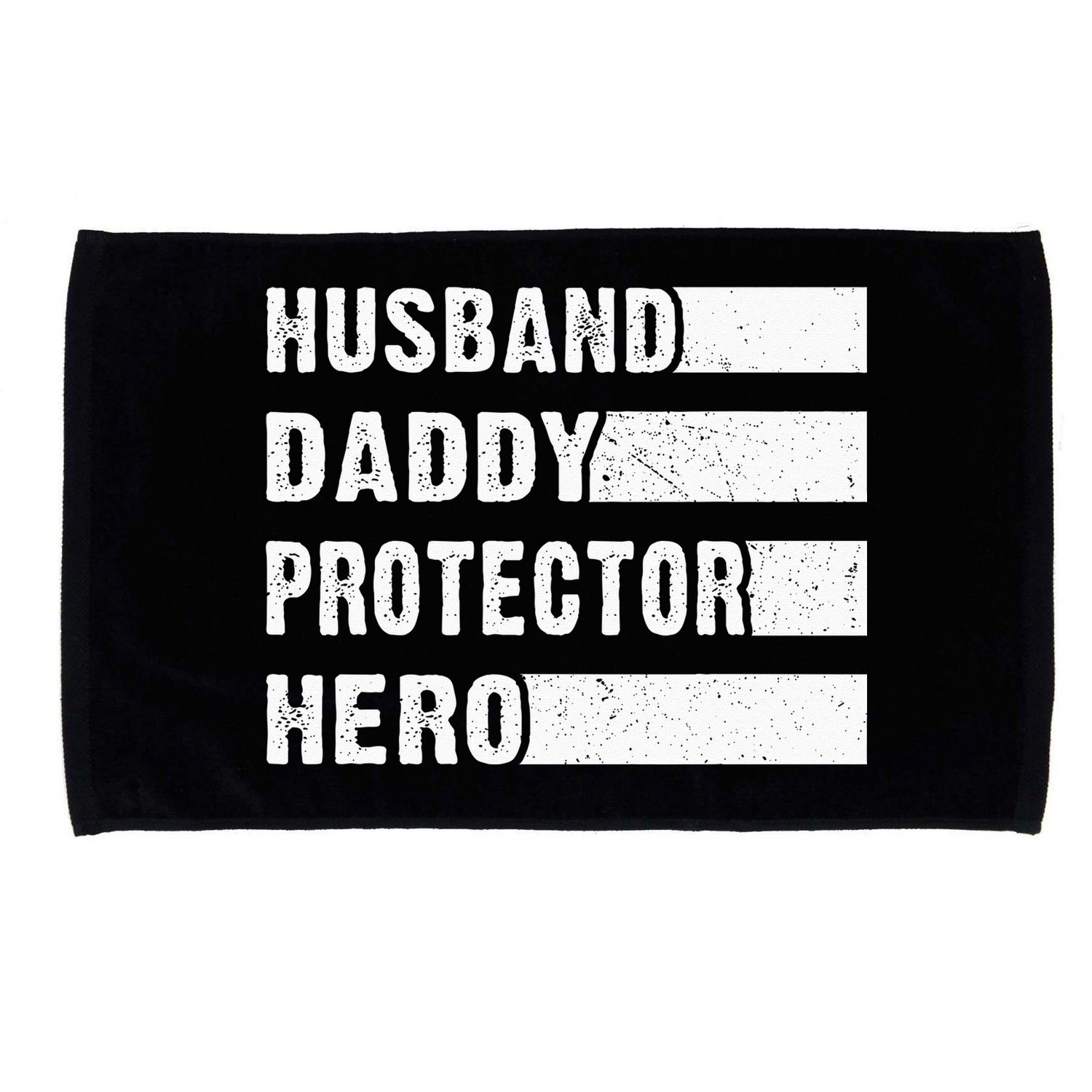 Husband Daddy Protector Hero Microfiber Hand Towel