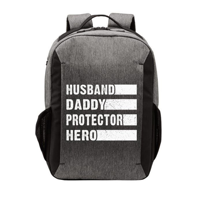 Husband Daddy Protector Hero Vector Backpack