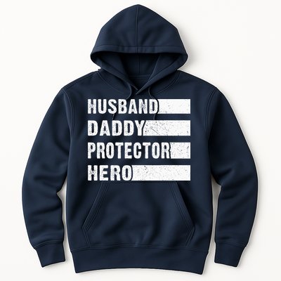 Husband Daddy Protector Hero Hoodie