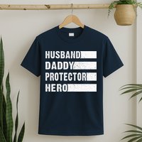 Husband Daddy Protector Hero T-Shirt